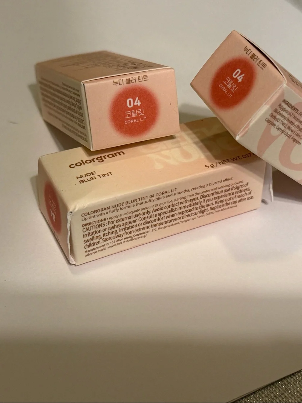 Colorgram nude blur